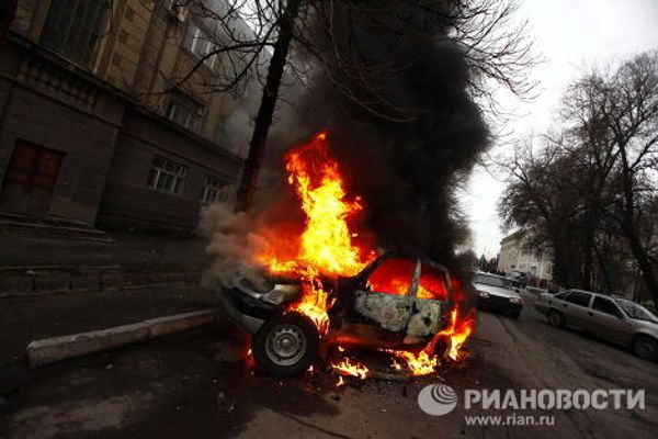 Riots in the Kyrgyz capital Riots in the Kyrgyz capital - Sputnik International