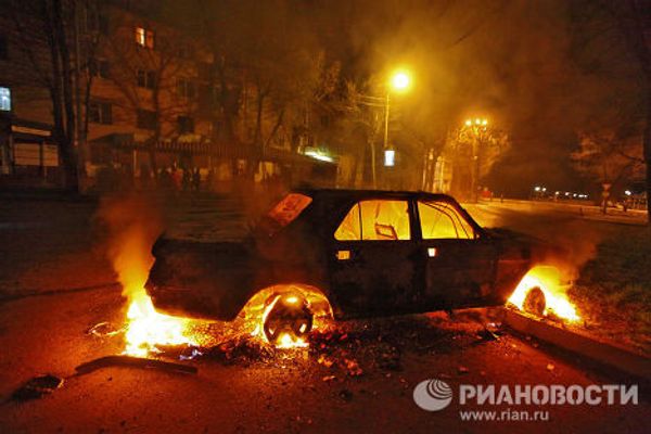 Riots in the Kyrgyz capital Riots in the Kyrgyz capital - Sputnik International