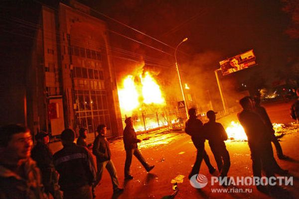 Riots in the Kyrgyz capital Riots in the Kyrgyz capital - Sputnik International