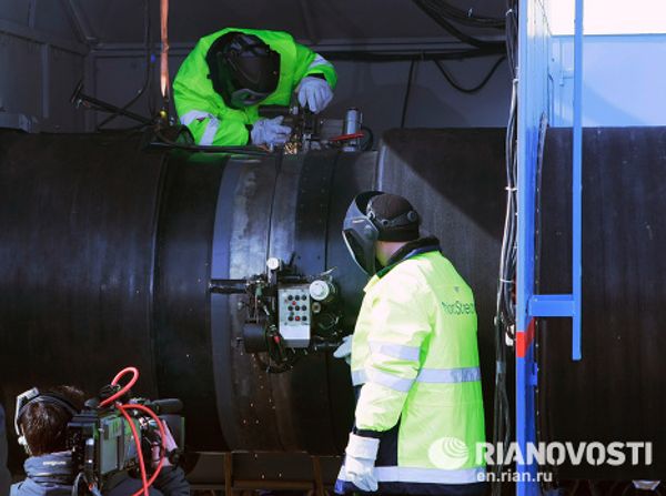 Gazprom starts construction of Nord Stream pipeline  - Sputnik International