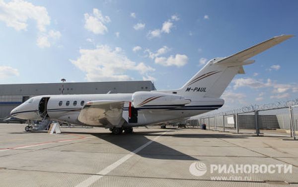 First business jet of advanced composite materials debuts in Russia First business jet of advanced composite materials debuts in Russia - Sputnik International