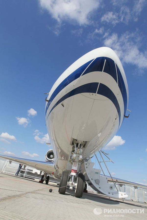 First business jet of advanced composite materials debuts in Russia First business jet of advanced composite materials debuts in Russia - Sputnik International