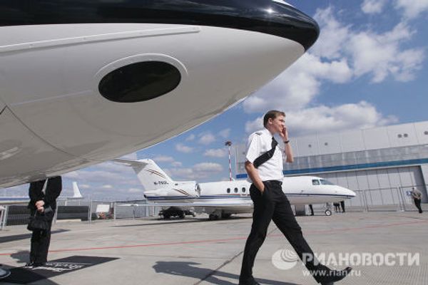 First business jet of advanced composite materials debuts in Russia First business jet of advanced composite materials debuts in Russia - Sputnik International