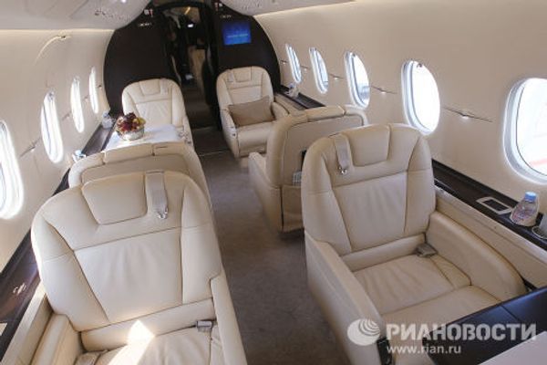 First business jet of advanced composite materials debuts in Russia First business jet of advanced composite materials debuts in Russia - Sputnik International