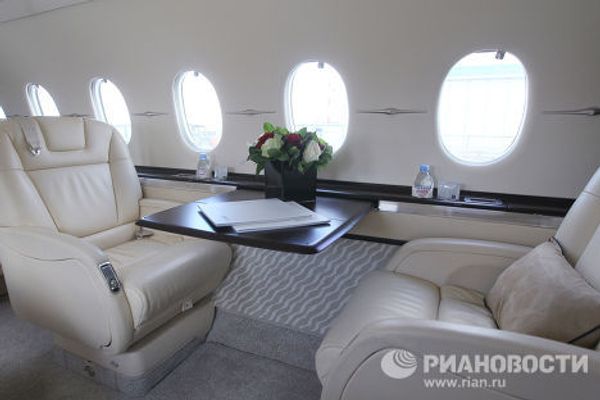 First business jet of advanced composite materials debuts in Russia First business jet of advanced composite materials debuts in Russia - Sputnik International