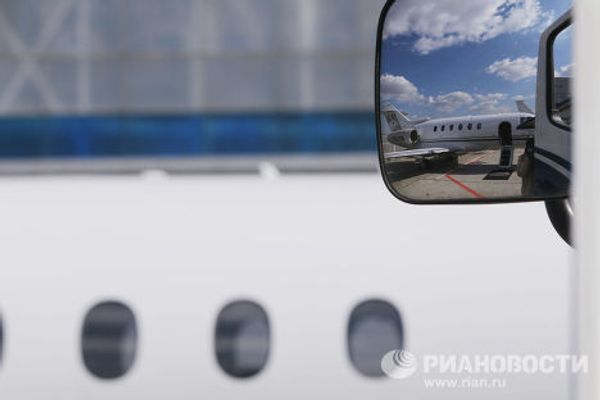 First business jet of advanced composite materials debuts in Russia First business jet of advanced composite materials debuts in Russia - Sputnik International