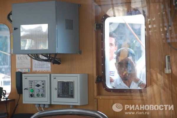 Russian sailing ship Kruzenshtern in Havana - Sputnik International
