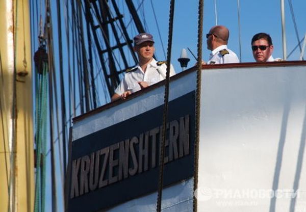Russian sailing ship Kruzenshtern in Havana - Sputnik International