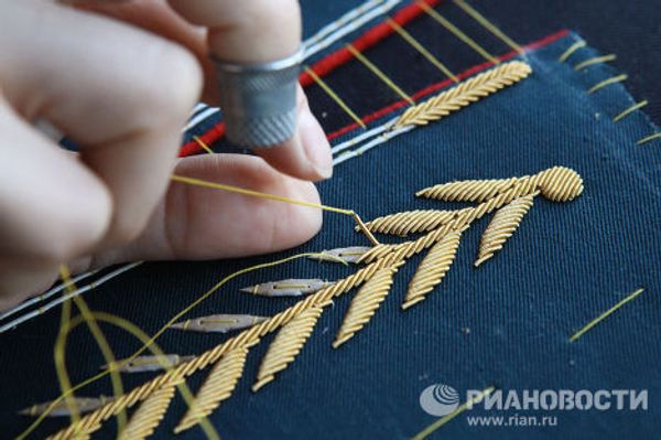Making uniforms for the Victory Day parade Making uniforms for the Victory Day parade - Sputnik International