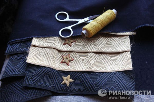 Making uniforms for the Victory Day parade Making uniforms for the Victory Day parade - Sputnik International
