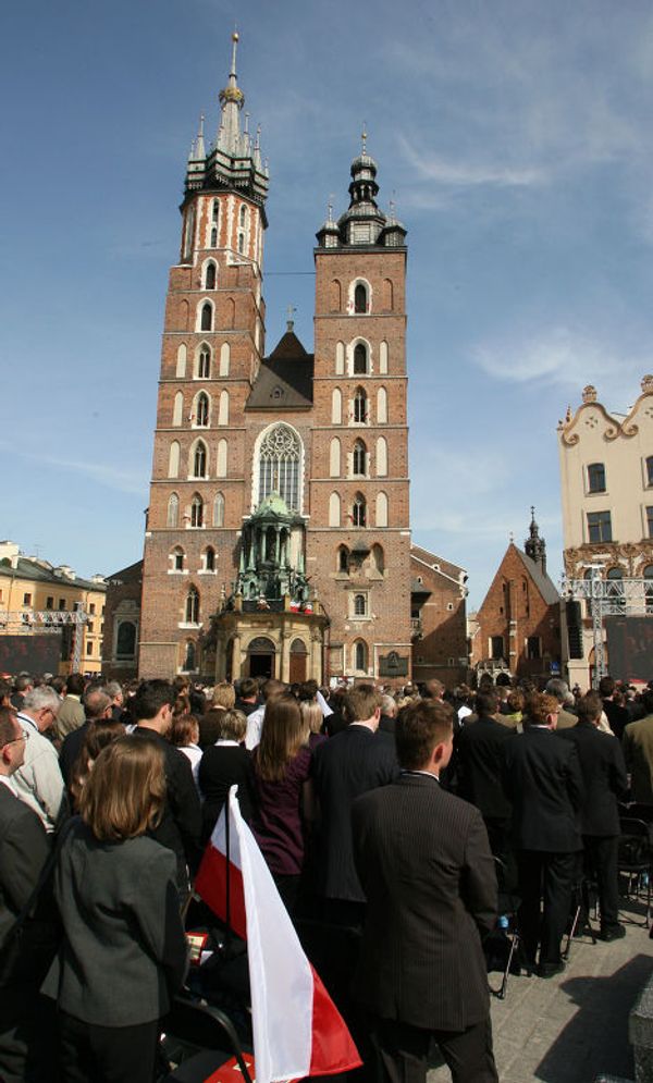 Funeral of Polish President Lech Kaczynski held in Krakow - Sputnik International