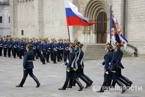 Foot and horse guards: What the Presidential Regiment is capable of  - Sputnik International