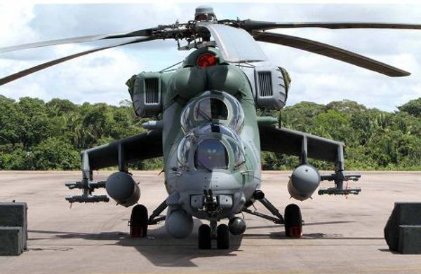 First shipment of Mi-35M Hind helicopters delivered to Brazil - Sputnik International