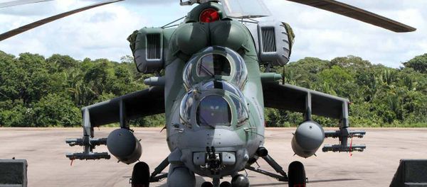 First shipment of Mi-35M Hip helicopters delivered to Brazil First shipment of Mi-35M Hip helicopters delivered to Brazil - Sputnik International