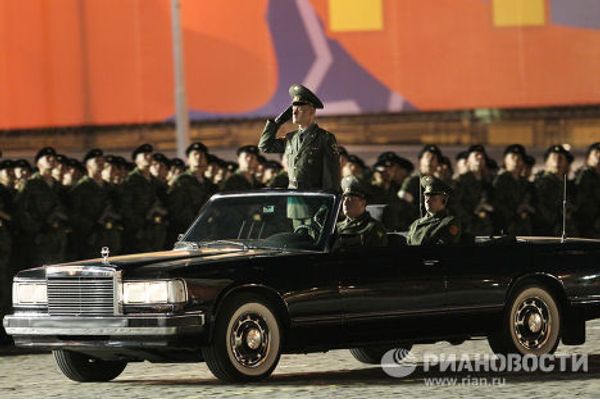 First night of rehearsals for the Victory Day Parade First night of rehearsals for the Victory Day Parade - Sputnik International