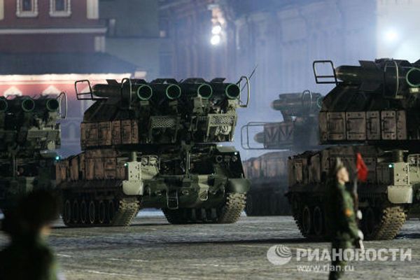 First night of rehearsals for the Victory Day Parade First night of rehearsals for the Victory Day Parade - Sputnik International