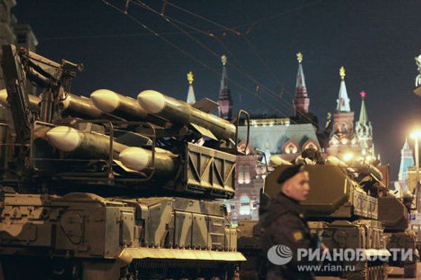 First night of rehearsals for the Victory Day Parade First night of rehearsals for the Victory Day Parade - Sputnik International