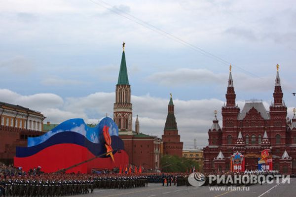 Dress rehearsal of V-Day parade on Moscow’s Red Square Dress rehearsal of V-Day parade on Moscow’s Red Square - Sputnik International