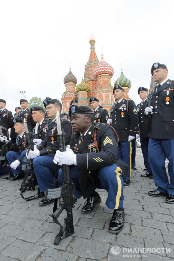 Dress rehearsal of V-Day parade on Moscow’s Red Square Dress rehearsal of V-Day parade on Moscow’s Red Square - Sputnik International