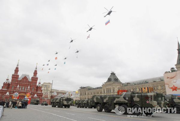 Dress rehearsal of V-Day parade on Moscow’s Red Square Dress rehearsal of V-Day parade on Moscow’s Red Square - Sputnik International