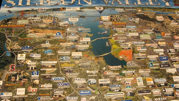 The map of Silicon Valley - Sputnik International