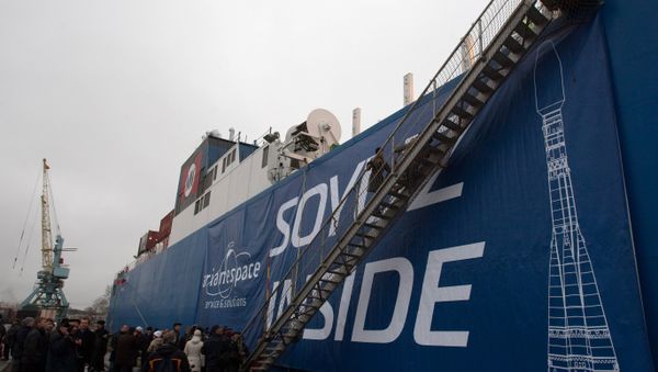 Russian Soyuz-ST carrier rockets sent to Kourou space center - Sputnik International