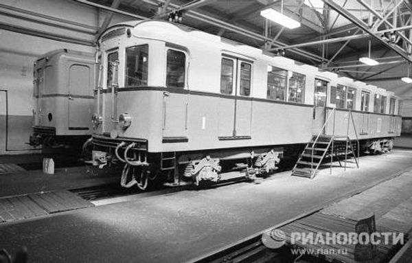 The evolution of the Moscow Metro trains - Sputnik International