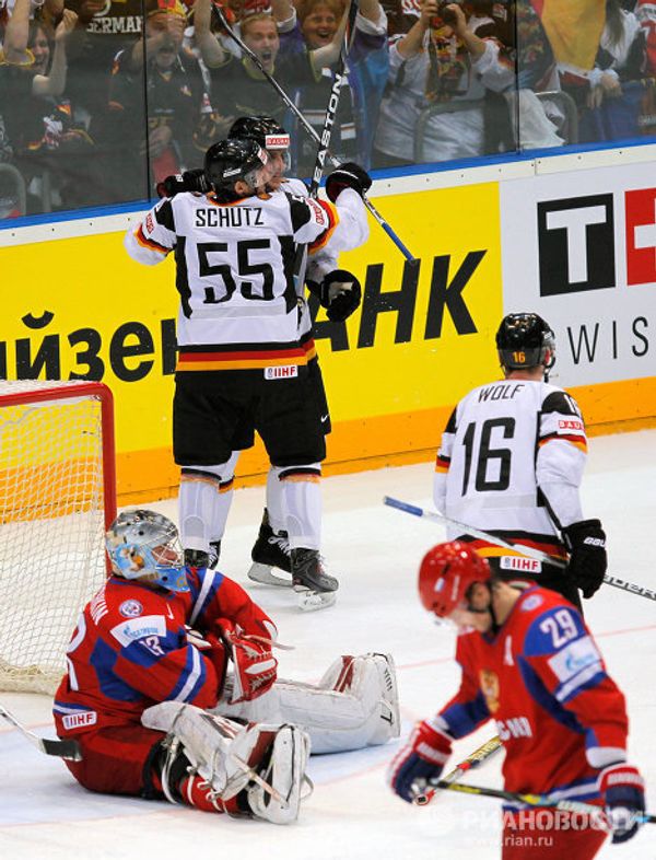 Best moments of World Ice Hockey Championship semifinals Russia vs. Germany Best moments of World Ice Hockey Championship semifinals Russia vs. Germany - Sputnik International
