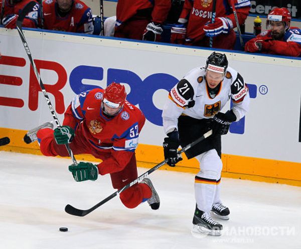 Best moments of World Ice Hockey Championship semifinals Russia vs. Germany Best moments of World Ice Hockey Championship semifinals Russia vs. Germany - Sputnik International