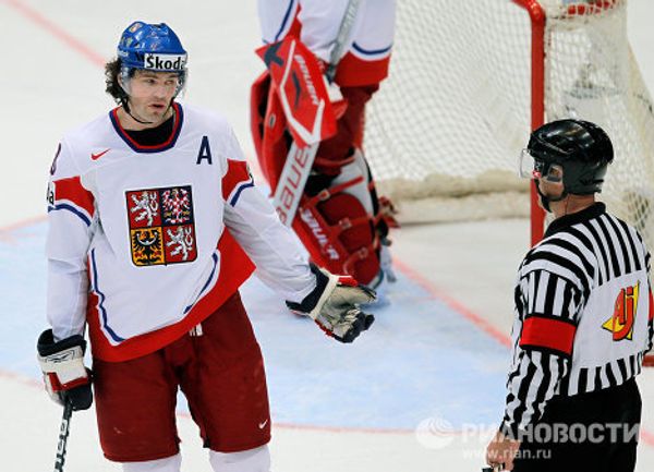 Best moments of World Ice Hockey Championship 2010 semifinals Switzerland vs. Czech - Sputnik International