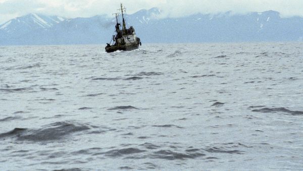 Fishing vessel near the Kamchatka shores - Sputnik International