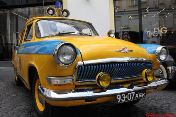 Participants of vintage car races  - Sputnik International
