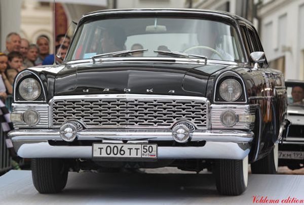 Participants of vintage car races  - Sputnik International
