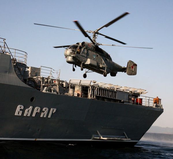 Guards’ missile cruiser Varyag puts out to sea - Sputnik International