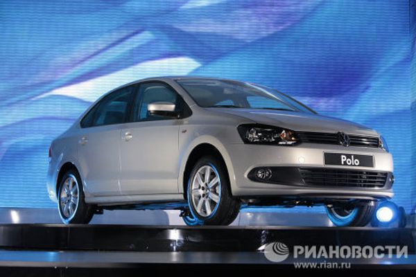 Volkswagen unveils new sedan for Russia Volkswagen unveils new sedan for Russia - Sputnik International