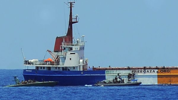 Israeli navy seize last Freedom Flotilla ship Israeli navy seize last Freedom Flotilla ship - Sputnik International