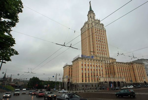 The Leningradskaya Hotel, now a Hilton. The Leningradskaya Hotel, now a Hilton. - Sputnik International