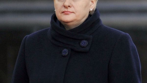 Lithuanian President Dalia Grybauskaite suggested amendments to the country’s law on the provision of information to the public that cut the proportion of Russian-language broadcasting - Sputnik International