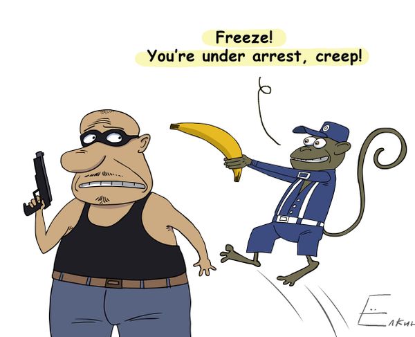 Monkey Police in Thailand - Sputnik International