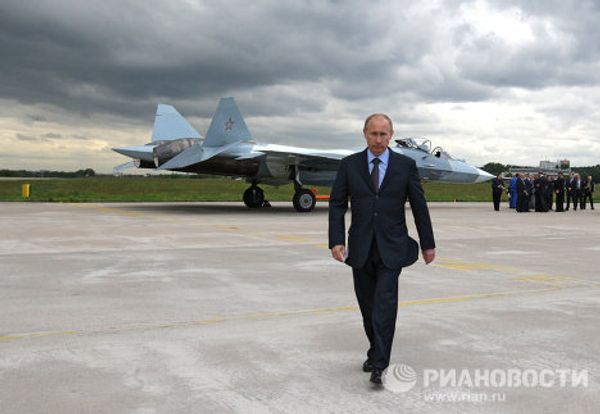 Vladimir Putin in Russia’s fifth-generation fighter jet Vladimir Putin in Russia’s fifth-generation fighter jet - Sputnik International