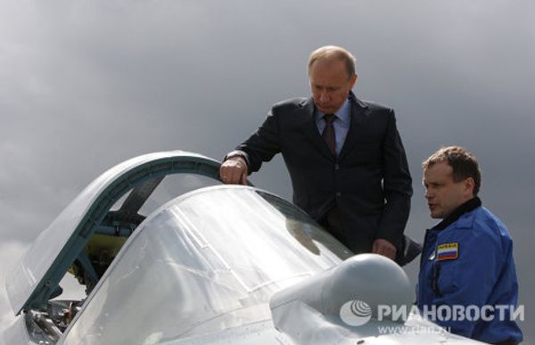 Vladimir Putin in Russia’s fifth-generation fighter jet Vladimir Putin in Russia’s fifth-generation fighter jet - Sputnik International