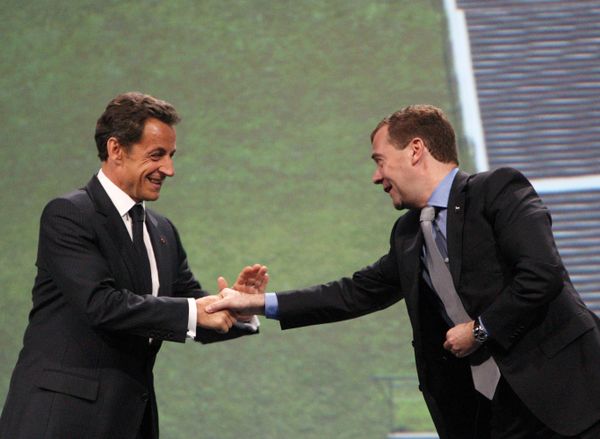 Nicolas Sarcozy and Dmitry Medvedev Nicolas Sarcozy and Dmitry Medvedev - Sputnik International