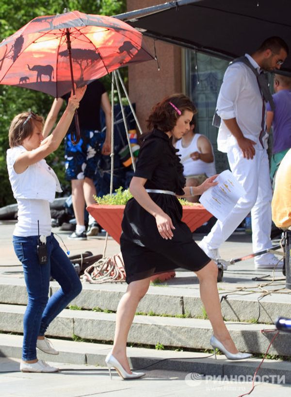 Milla Jovovich plays a Russian in a new film being shot in Moscow - Sputnik International