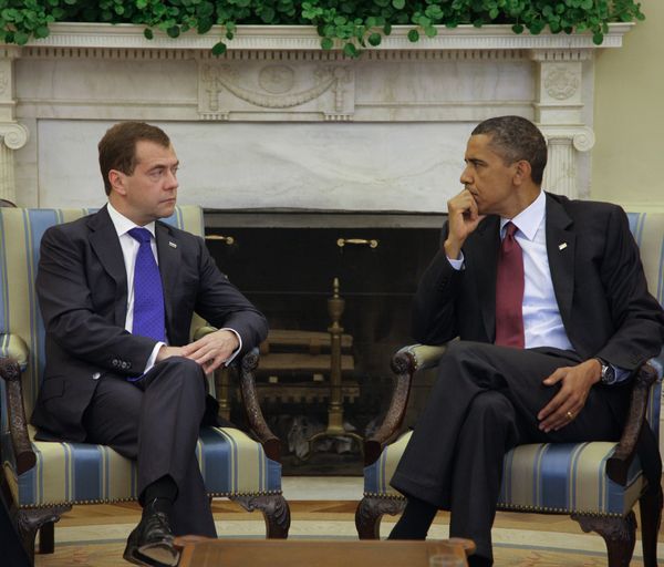 Barack Obama and Dmitry Medvedev in Washington - Sputnik International