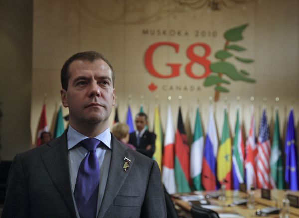 The Russian president has informed his colleagues from the G8 about Russia's negotiations with world leaders on the situation in the Middle East - Sputnik International