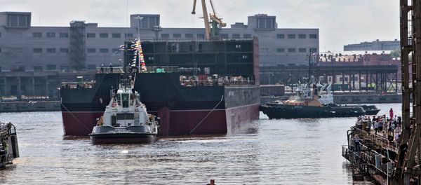 Russia's first floating nuclear power station Akademik Lomonosov - Sputnik International