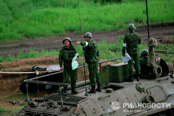 Tactical exercises with live fire - Sputnik International
