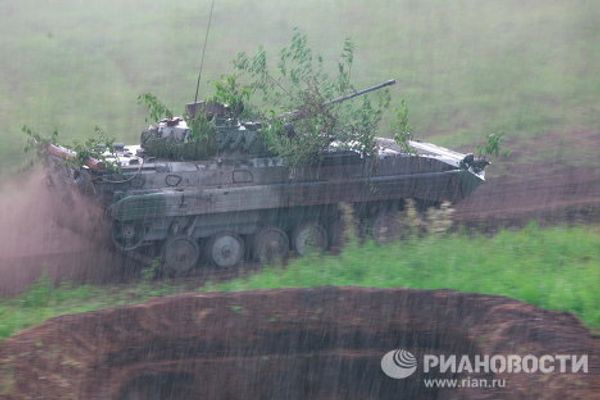 Tactical exercises with live fire - Sputnik International