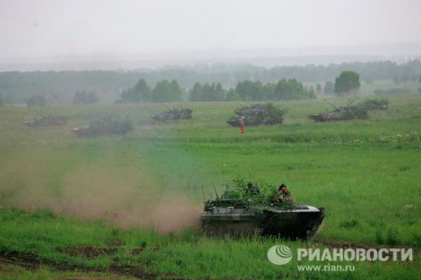 Tactical exercises with live fire - Sputnik International