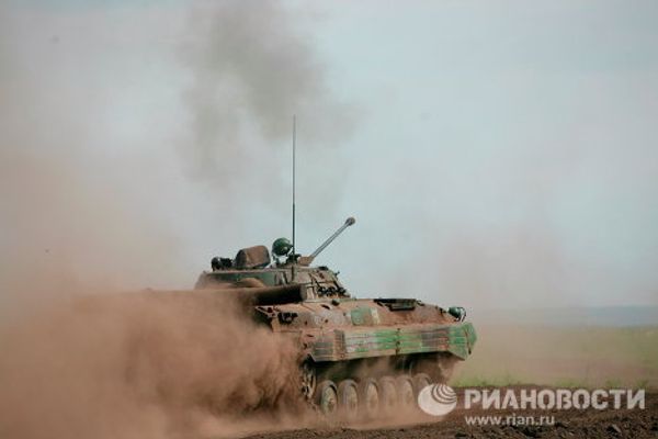 Tactical exercises with live fire - Sputnik International